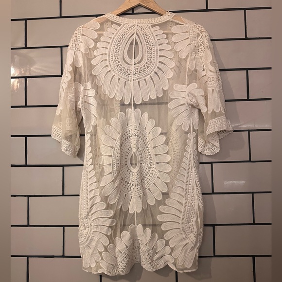 ☁️LACE DUSTER/SWIM COVER UP☁️ - Picture 2 of 3